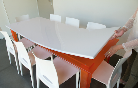 Protection de table en PVC transparent sur mesure - Nappe : :  Cuisine et Maison