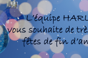 Bonnes fêtes de la part de toute l’équipe Harlor